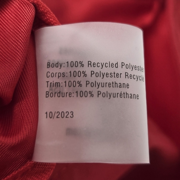 NWT VICTORIA'S SECRET TOTE BAG PINK COLORBLOCK RED HEART PACKABLE SET OF 2 LARGE - Picture 10 of 16